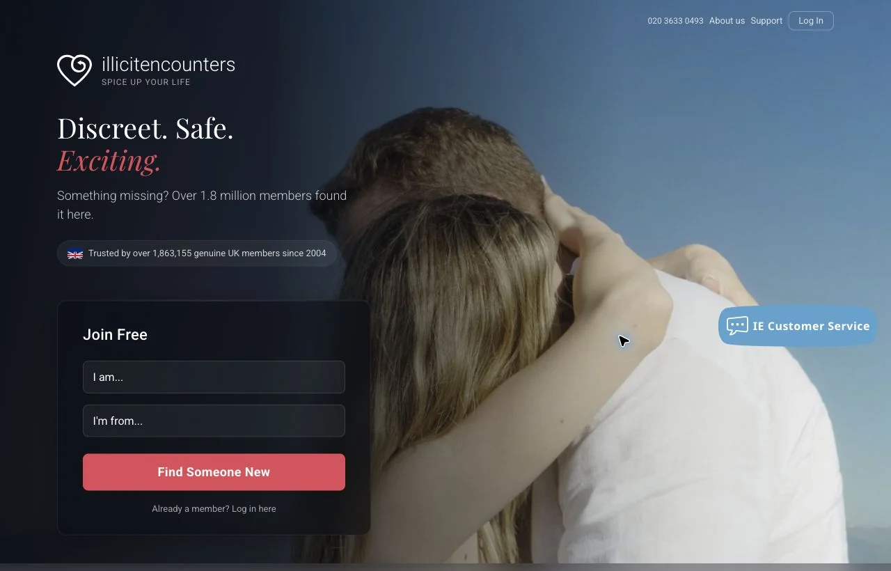 Illicit Encounters homepage preview