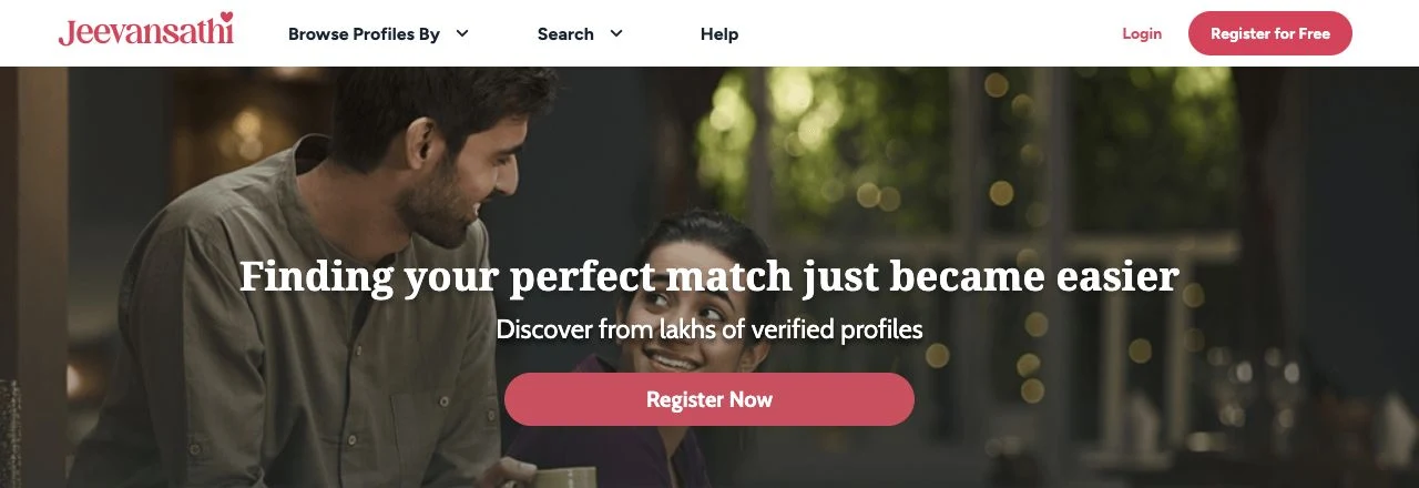Jeevansathi official matrimonial website with its registration introduction